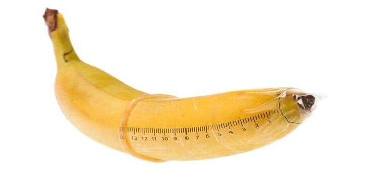 A medição da banana simula o aumento do pênis com refrigerante